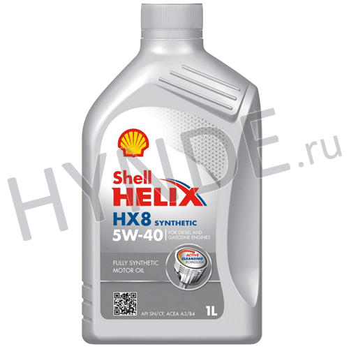 Масло моторное синтетика Shell Helix HX8 5W40 (1л)