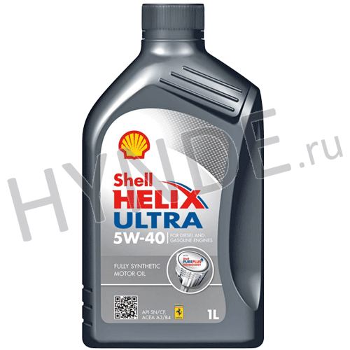 Масло моторное синтетика Shell Helix Ultra 5W40 (1л)