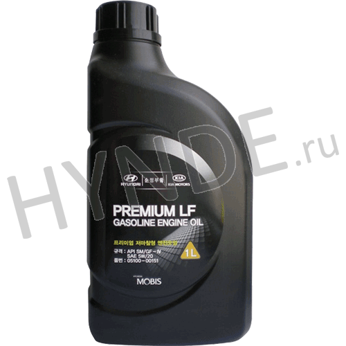 Масло моторное синтетика Premium LF Gasoline 5W20 (1л)
