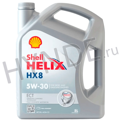 Масло моторное синтетика Shell Helix HX8 5W30 (5л)