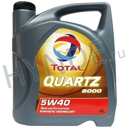 Масло моторное синтетика Total QUARTZ 9000 5W-40 (4л)