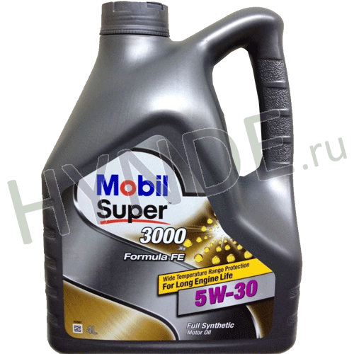 Масло моторное синтетика Mobil Super 3000 X1 5W30 (4л)
