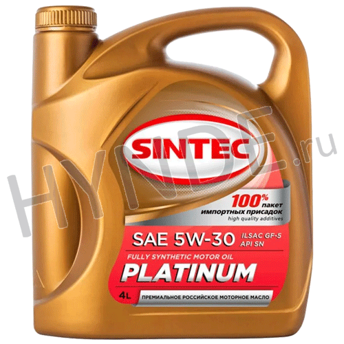 Масло моторное синтетика Platinum 5W30 (4л)