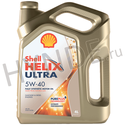 Масло моторное синтетика Shell Helix Ultra 5W40 (4л)