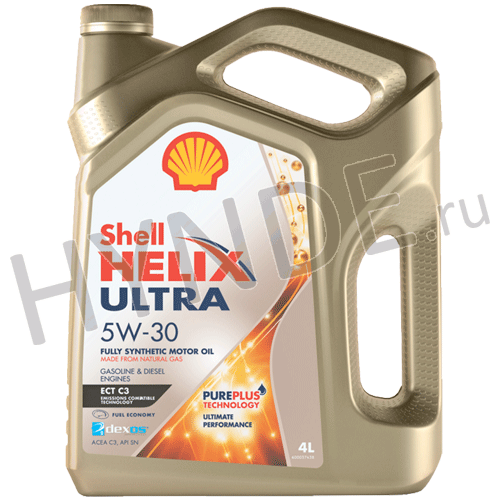 Масло моторное синтетика Shell Helix Ultra 5W30 (4л)